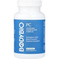 BodyBio, PC, liposominis fosfolipidų kompleksas, 60 minkštųjų kapsulių (650 mg vienoje minkštojoje kapsulėje)
