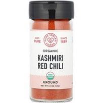 Pure Indian Foods, Ekologiškas Kašmyro raudonasis čili, maltas, 2.1 uncijos (59 g)