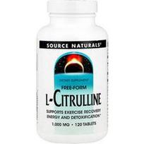 Source Naturals, L-citrulinas, 1000 mg, 120 tablečių