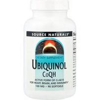 Source Naturals, Ubiquinol CoQH, 100 mg, 90 minkštųjų gelių