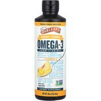 Barlean's, „Seriously Delicious®“, omega-3 iš žuvų taukų + vitaminas D, mango ir persikų kokteilis, 454 g