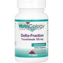 Nutricology, Delta frakcijos tokotrienoliai, 125 mg, 90 minkštųjų kapsulių