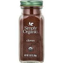 Simply Organic, Gvazdikėliai, malti, 80 g