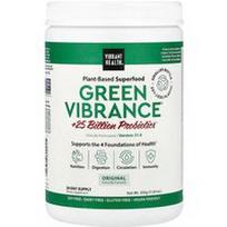 Vibrant Health, „Green Vibrance®“ +25 milijardai probiotikų, 21.0 versija, 330 g (11,64 uncijos)
