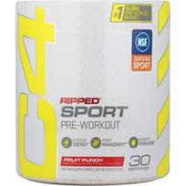 C4 / Cellucor, C4® Ripped Sport, prieš treniruotę, vaisių punšas, 213 g