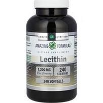 Amazing Nutrition, Lecitinas, 1 200 mg, 240 minkštųjų gelių