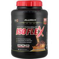 ALLMAX, ISOFLEX,® grynas išrūgų baltymų izoliatas, šokoladinis žemės riešutų sviestas, 5 svarai (2,27 kg)