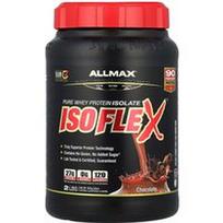 ALLMAX, ISOFLEX,® grynas išrūgų baltymų izoliatas, šokoladas, 2 svarai (907 g)