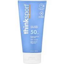 think, „Thinksport“, cinko oksido apsaugos nuo saulės priemonė, SPF 50, 177 ml