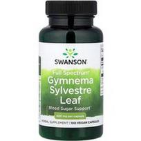 Swanson Vitamins, „Full Spectrum® Gymnema Sylvestre“ lapai, 400 mg, 100 veganiškų kapsulių