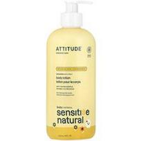 ATTITUDE, Kūdikių avižiniai dribsniai Sensitive Natural, kūno losjonas, bekvapis, 16 fl oz (473 ml)