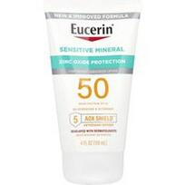 Eucerin, Jautrus mineralinis, lengvas losjonas nuo saulės, SPF 50, 4 fl oz (118 ml)