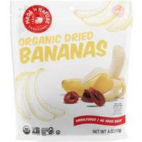Made in Nature, Ekologiškas džiovintas bananas, 4 uncijos (113 g)