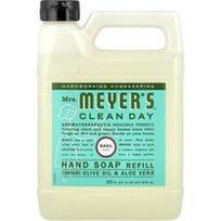 Mrs. Meyers Clean Day, Rankų muilo papildymas, bazilikas, 33 fl oz (975 ml)
