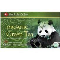Uncle Lee's Tea, Ekologiška žalioji arbata, 100 arbatos pakelių, 160 g