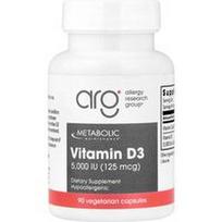 Metabolic Maintenance, Vitaminas D-3, 90 vegetariškų kapsulių