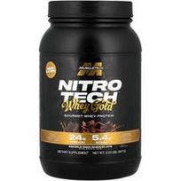 MuscleTech, „Nitro-Tech™ Whey Gold“, gurmaniški išrūgų baltymai, dvigubai sodraus šokolado skonio, 907 g