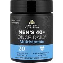 Ancient Nutrition, Vyrams nuo 40 metų, kartą per dieną vartojamas multivitaminas, 30 kapsulių