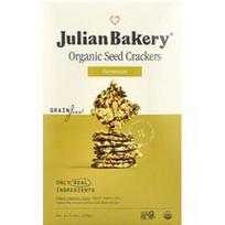 Julian Bakery, Ekologiški sėklų krekeriai, parmezanas, 8.4 uncijos (238 g)