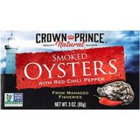 Crown Prince Natural, Rūkytos austrės su raudonaisiais čili pipirais, 85 g