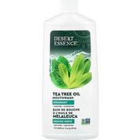 Desert Essence, Arbatmedžio aliejaus burnos skalavimo skystis, mėtų skonio, 473 ml