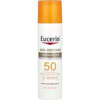 Eucerin, Age Defense, lengvas losjonas nuo saulės veidui, SPF 50, be kvapiųjų medžiagų, 2.5 fl oz (75 ml)