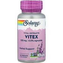 Solaray, Gyvybiškai svarbūs ekstraktai, Vitex, 60 daržovių kapsulių