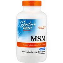 Doctor's Best, MSM su OptiMSM®, 360 kapsulių (1 000 mg vienoje kapsulėje)