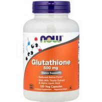 NOW Foods, Glutationas, 500 mg, 120 vegetariškų kapsulių