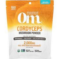 Om Mushrooms, Grybų milteliai, kordicepsas, 7.05 uncijos (200 g)