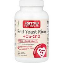 Jarrow Formulas, Raudonųjų mielių ryžiai + kofermentas Q10, 120 vegetariškų kapsulių