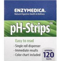 Enzymedica, pH juostelės, maždaug 120 testų