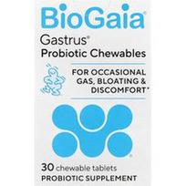 BioGaia, „Gastrus®“ probiotinės kramtomosios tabletės, 30 kramtomųjų tablečių