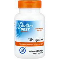 Doctor's Best, Ubichinolis, 100 mg, 60 minkštųjų kapsulių