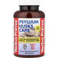 Yerba Prima, Psyllium Husks kapsulės, 180 kapsulių