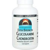 Source Naturals, Gliukozamino chondroitino, ypač stipraus, 120 tablečių