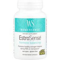 Natural Factors, „WomenSense®“, „EstroSense®“, hormonų balansavimas, 60 vegetariškų kapsulių