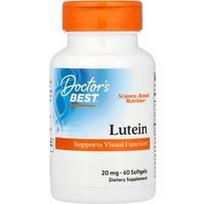 Doctor's Best, Liuteinas, 20 mg, 60 minkštųjų kapsulių