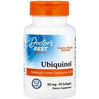 Doctor's Best, Ubiquinol su Kaneka Q+®, 50 mg, 90 minkštųjų gelių