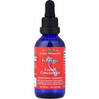 Eidon Ionic Minerals, Jodo koncentratas, skystas, 60 ml (2 uncijos)
