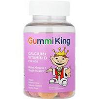 GummiKing, Kalcis ir vitaminas D vaikams, 60 guminukų