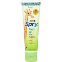 Xlear, „Kid's Spry®“, dantų gelis su ksilitoliu, nuo 3 mėnesių amžiaus, originalus, 60 ml (2 skysčio uncijos)