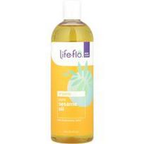 Life-flo, Ekologiškas grynas sezamo aliejus, 16 fl oz (473 ml)