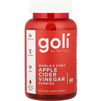 Goli Nutrition, Obuolių sidro acto guminukai, 60 guminukų