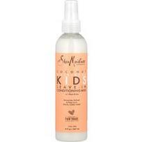 SheaMoisture, Vaikams, nenuplaunamas kondicionuojamas pienelis su taukmedžio sviestu, stori, garbanoti plaukai, kokosas ir hibiskas, 8 fl oz (237 ml)