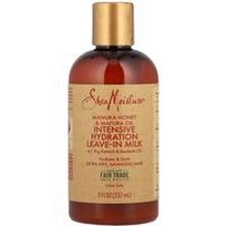 SheaMoisture, Manuka medaus ir mafuros aliejus, intensyvaus drėkinimo nenuplaunamas pienas, 8 fl oz (237 ml)