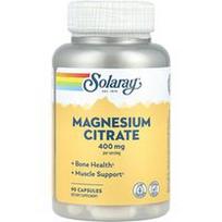 Solaray, Magnio citratas, 90 kapsulių (133 mg vienoje kapsulėje)