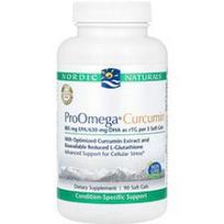Nordic Naturals, ProOmega® kurkuminas, 90 minkštų gelių