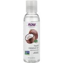 NOW Foods, Tirpalai, skystas kokosų aliejus, grynas frakcionuotas, 4 fl oz (118 ml)