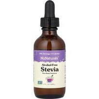 NuNaturals, Stevija, be alkoholio, 59 ml (2 skysčio uncijos)